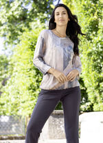 Shirt mit grafischem Alloverdruck 