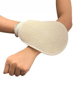Massagebürste mit Waschhandschuh 
