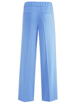 Knöchellange Hose mit weitem Bein  AZURBLAU
