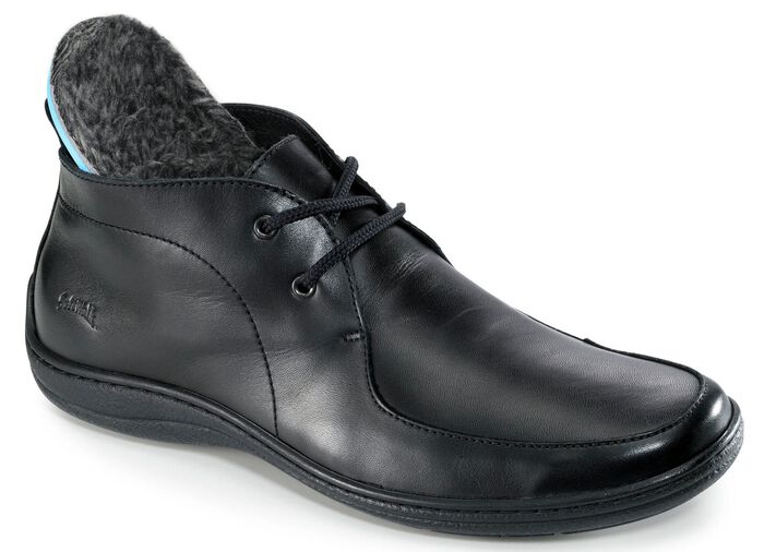 Schn&uuml;r-Bootie mit Wechselfussbett 