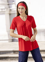 Shirt mit Kellerfalte in 2 Farben, 