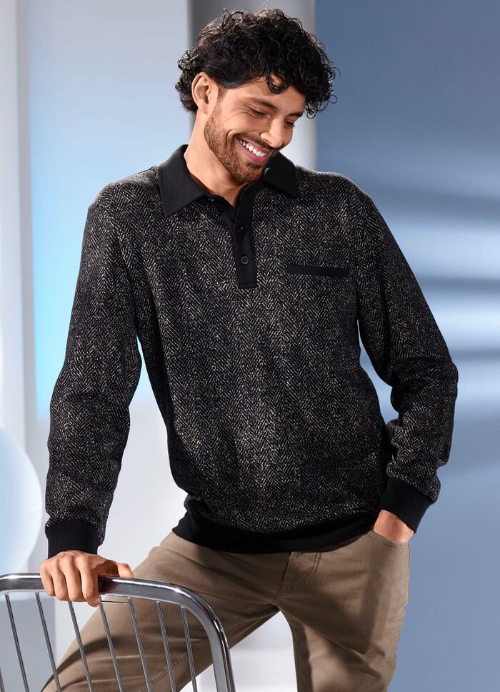 Poloshirt mit Brusttasche 