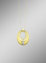 Zeitloser Anhänger mit Diamant 