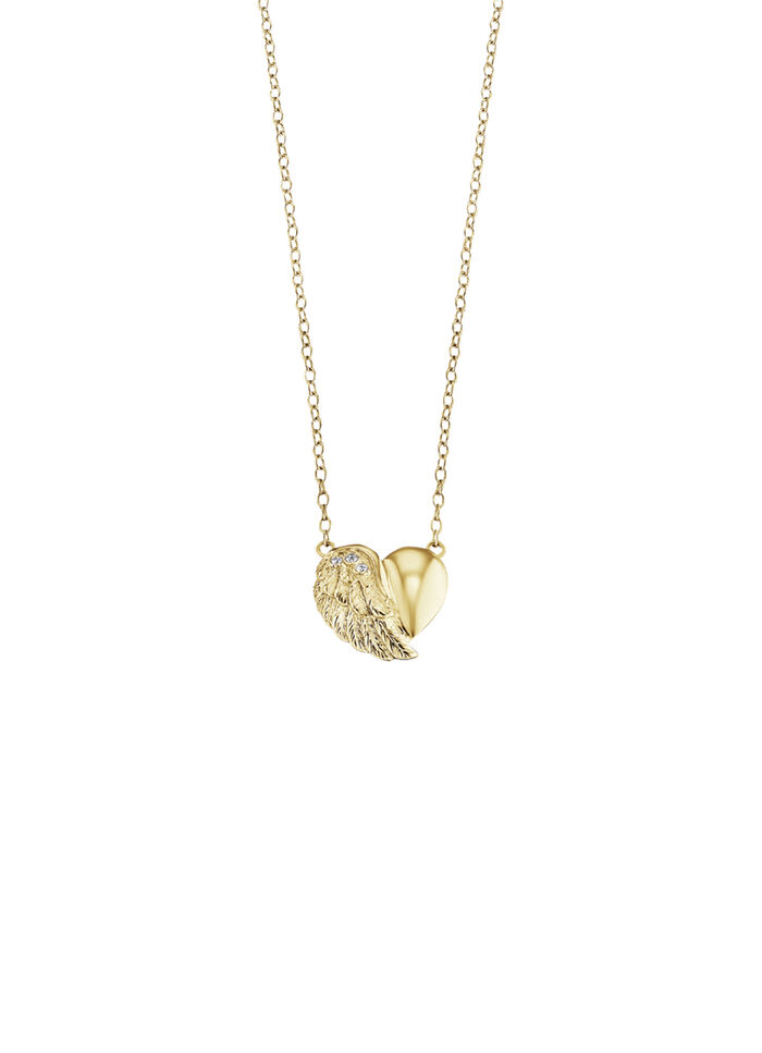 Kette mit Anhänger in Herzform 
