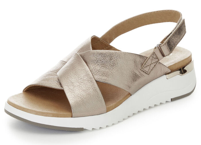 Caprice Sandale aus Nappaleder BRONZE