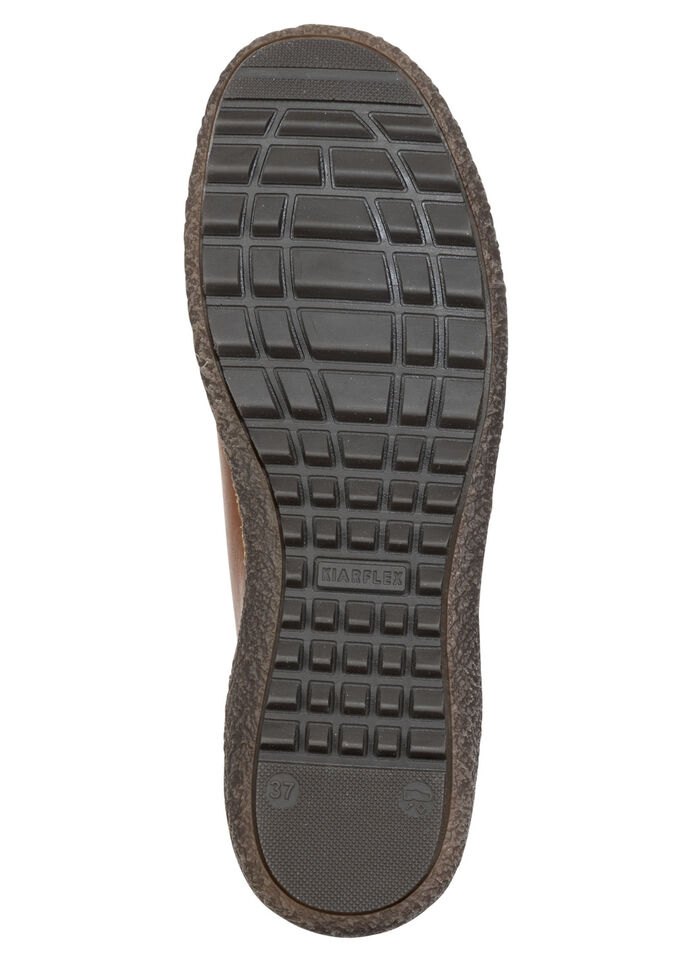 ELENA EDEN, bequeme Damen-Boots, Weite G, mit herausnehmbarem Fussbett COGNAC