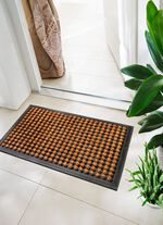 Kokos-Fussmatte mit rutschfestem Gummir&uuml;cken 