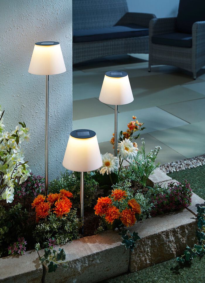 Gartensteckleuchte Solini mit Erdspiess 