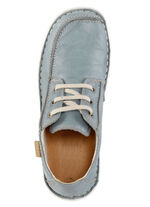 ELENA EDEN Schnürschuh aus Nappaleder mit Knitter-Struktur JEANS