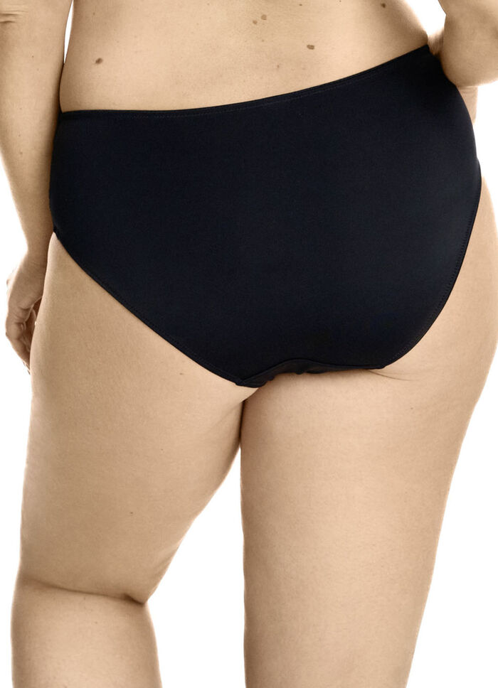 Susa Zweierpack Slips mit elastischer Spitze SCHWARZ