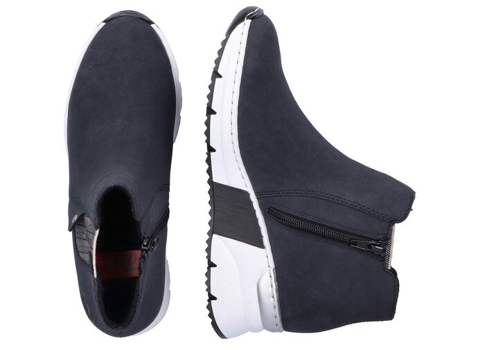 Rieker, modische Damen-Boots, Weite G, mit Reissverschluss 