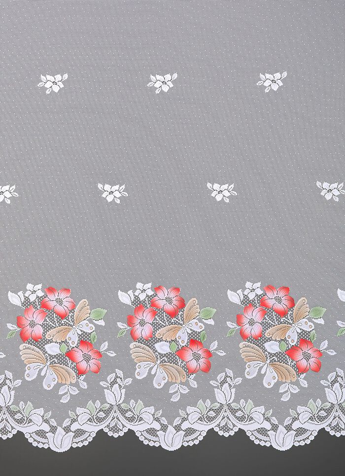 Kurzvorhang mit Stangendurchzug 