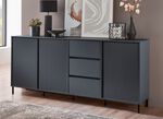 Sideboard mit aufwendiger Rillenfront ANTHRAZIT