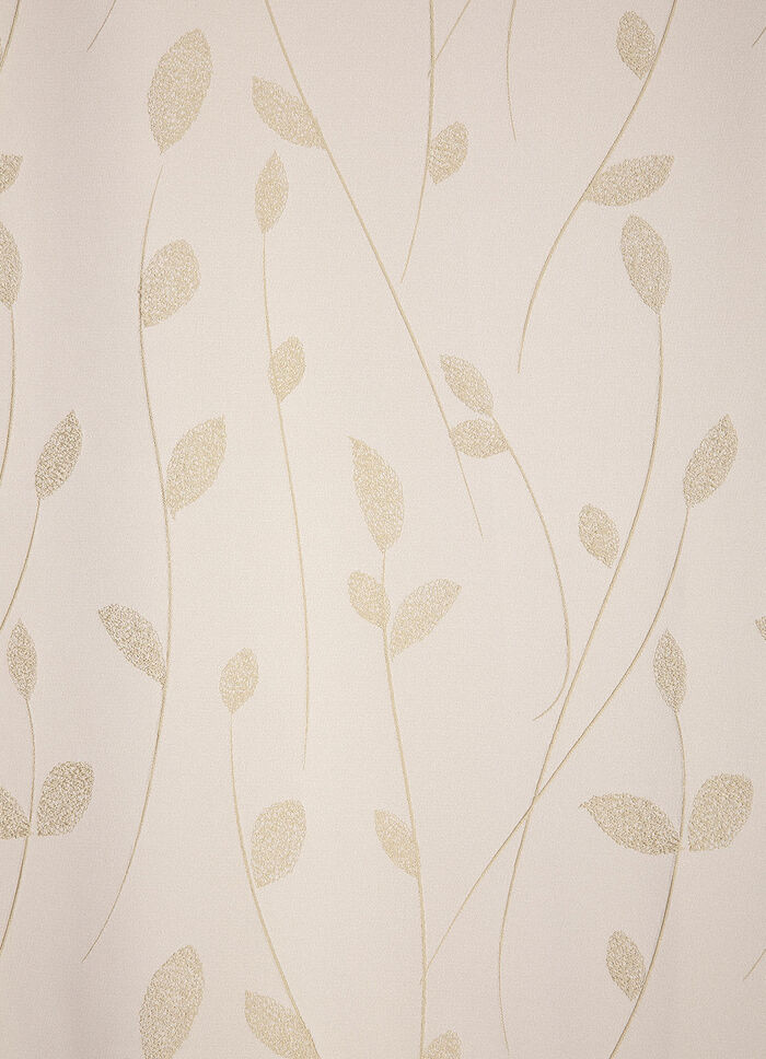 Übervorhang in Stickerei-Optik mit Kräuselband 