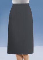 Rock mit Diorfalte in 6 Farben ANTHRAZIT MEL.