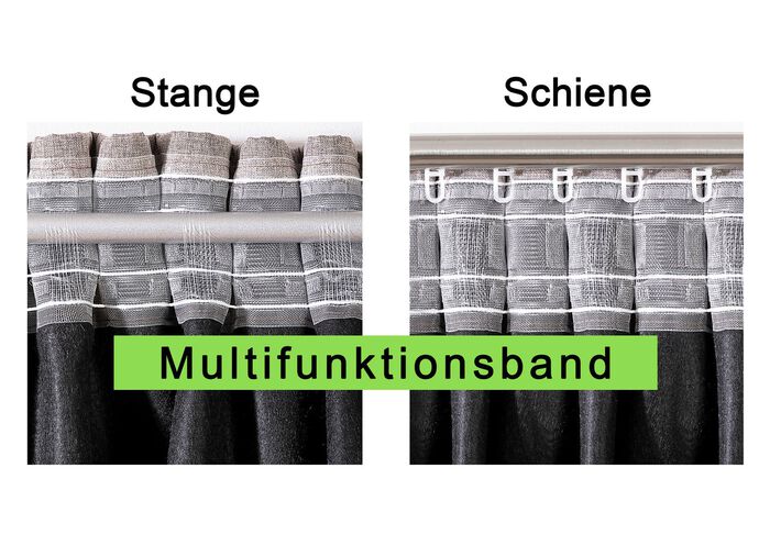 Thermo-Verdunkelungsschal mit Multifunktionsband 