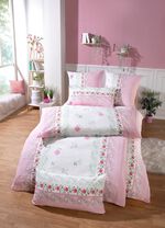  Beidseitig bedruckte Bettw&auml;sche-Garnitur 