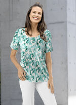 Shirt mit farbbrillantem Allover-Druck, 