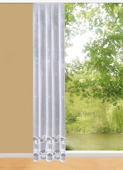 Leichter Lang-Vorhang mit Automatikfaltenband 