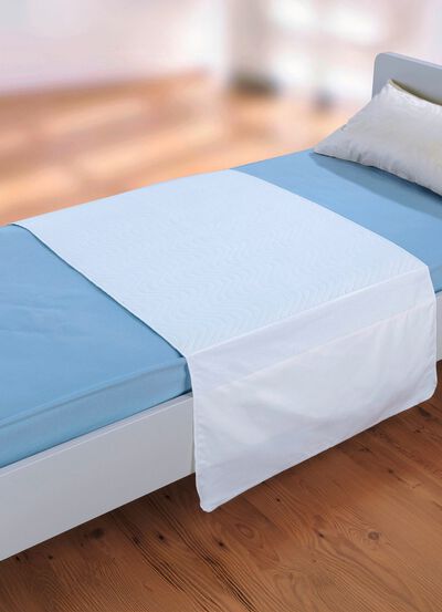 Inkontinenz-Unterlage mit wasserdichter und atmungsaktiver PU-Membran 