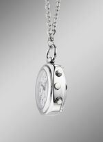 Funk-Anh&auml;ngeruhr mit sprechender Zeitansage auf Knopfdruck 