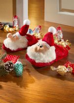Weihnachtspantoffeln mit s&uuml;sser F&uuml;llung 