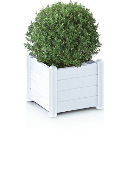 Pflanzkasten aus wetterbest&auml;ndigem Kunststoff 