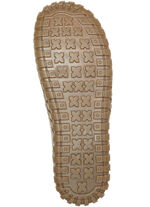 Gemini Slipper aus Rind-Nappaleder TAUPE-GRÜN-BLAU