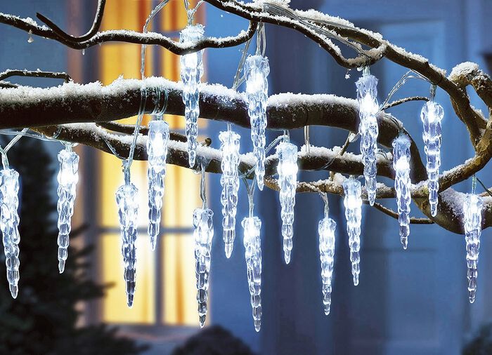 LED-Eiszapfen-Lichterkette 