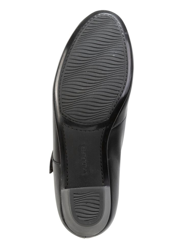 Waldl&auml;ufer, elegante Damen-Pumps, Weite H, mit herausnehmbarem Fussbett SCHWARZ