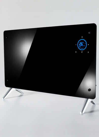 Ultraflaches Glas-Heizpanel mit LED-Display 