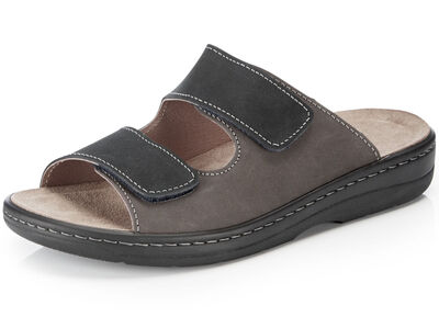 GINO GALANTE, bequeme Herren-Pantoletten, Weite H, mit herausnehmbarem Fussbett, , large