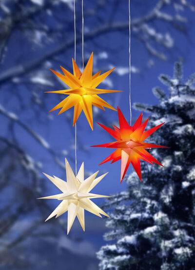 Weihnachtsstern mit Timer 