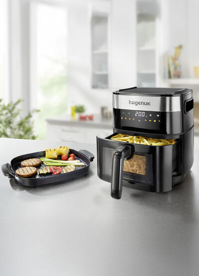 Heissluft-Fritteuse 2-in-1 