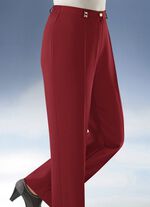 Hose mit weiterem Bundumfang in 9 Farben ROT