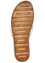 Andrea Conti Schlauchriemchen-Pantolette aus Nappaleder WEISS