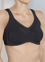 Naturana Minimizer- BH mit hohem Baumwollanteil SCHWARZ