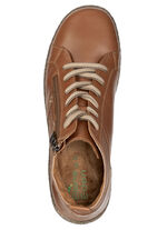 ELENA EDEN, bequeme Damen-Boots, Weite G, mit herausnehmbarem Fussbett COGNAC