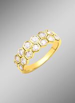 H&uuml;bscher Damenring mit Brillanten 