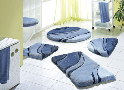 «Kleine Wolke» Badgarnitur in verschiedenen Farben BLAU