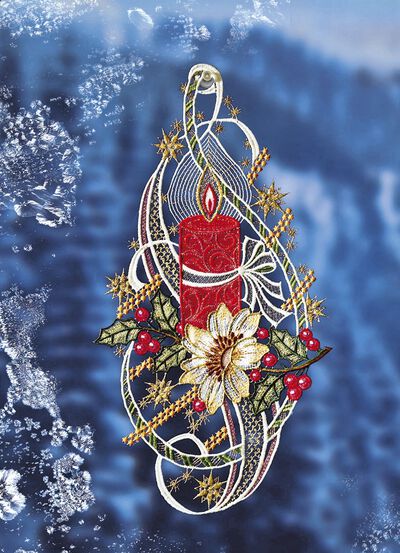 Fensterbild «Kerze» 