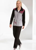 Freizeitanzug mit Strass-Applikationen 