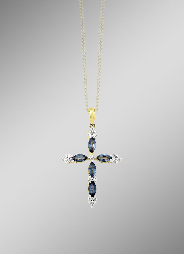 Edler Kreuz-Anh&auml;nger 