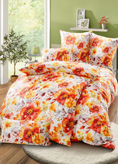 Bettwäsche-Garnitur in Microfaser-Qualität 