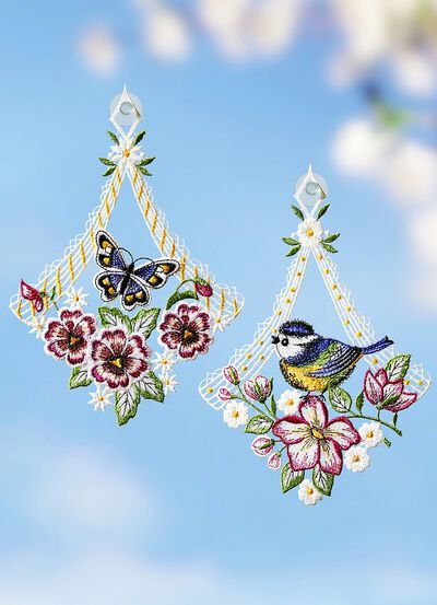 Fensterbilder, 2er-Set 