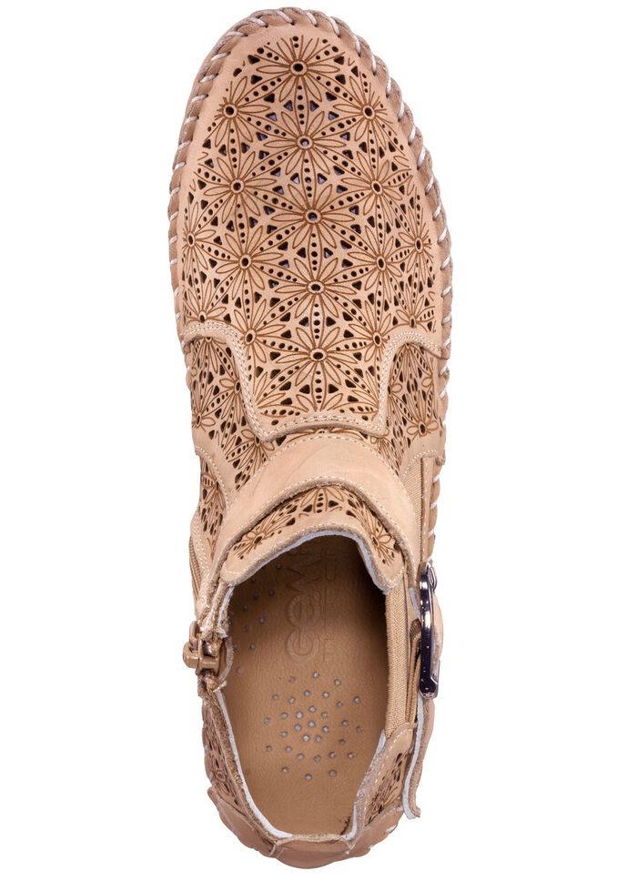 Gemini, sommerliche Damen-Stiefeletten, Weite G, mit herausnehmbarem Fussbett 