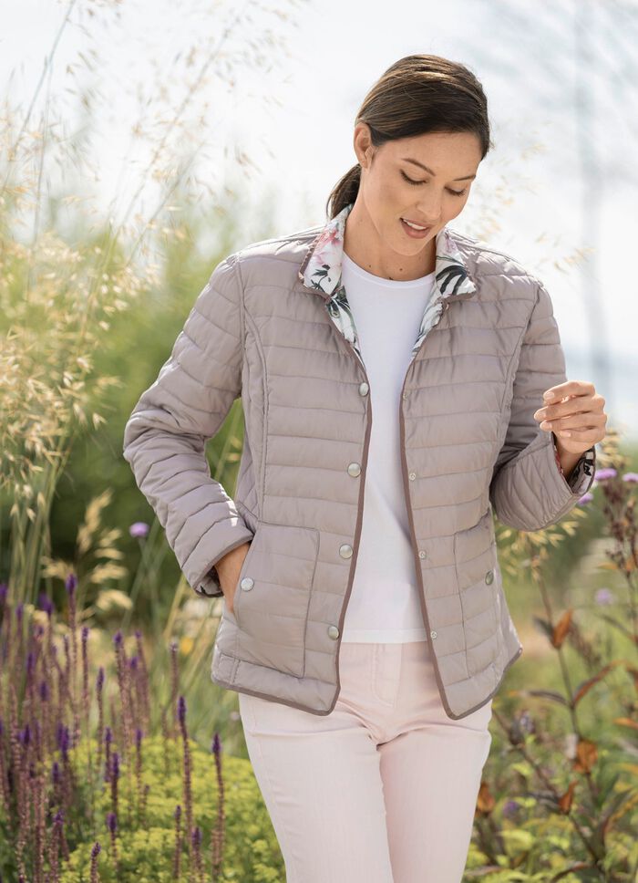 Wendejacke mit Druckerleiste 