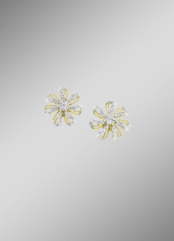 Filigrane Ohrstecker im Blumendesign 