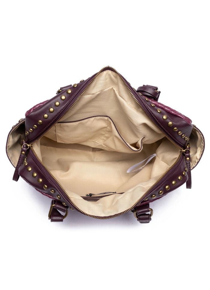 Collezione Alessandro Tasche mit trendigen Ziernieten BORDEAUX