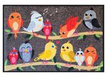 Fussmatte Vogelfamilie 
